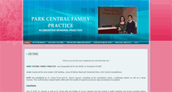 Desktop Screenshot of parkcentralfamilypractice.com
